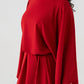 Batwing-Sleeve Dress