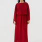 Batwing-Sleeve Dress