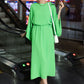 Batwing-Sleeve Dress