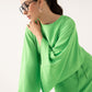 Batwing-Sleeve Dress