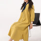 V-Neck Midi Dress
