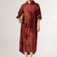 Printed Button-Down Dress