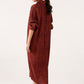 Printed Button-Down Dress