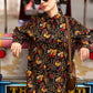 Printed Button-Down Dress