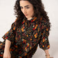 Printed Button-Down Dress