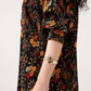 Printed Button-Down Dress
