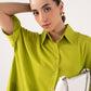 Batwing Buttoned Shirt