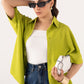 Batwing Buttoned Shirt