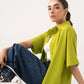 Batwing Buttoned Shirt