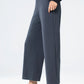 Textured Wide Leg Pants