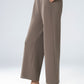 Textured Wide Leg Pants