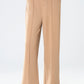 Pintuck Wide Leg Pants
