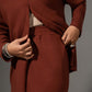 Knitted Skirt Set