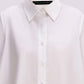 SYNCC BY J. - WHITE OVERSIZED ASYMMETRICAL SHIRT
