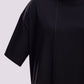 SYNCC BY J. - BLACK ASYMMETRICAL T-SHIRT-05B