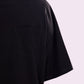SYNCC BY J. - BLACK ASYMMETRICAL T-SHIRT-05B