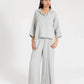 MUSLIN JHONNY COLLAR SHIRT