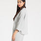 MUSLIN JHONNY COLLAR SHIRT