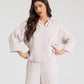 MUSLIN JHONNY COLLAR SHIRT