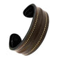 The Grit - Coco Brown - Kara Style Leather Bracelet / Leather Cuff