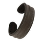 The Grit - Taupe Gray - Kara Style Leather Bracelet / Leather Cuff