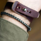 Blaire - Burgundy Veg Tan Leather Bracelet (Unisex)