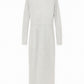 White Sequin Wrap Dress