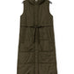KHKI PLY PADD HOOD TIE FRNT LONG GI