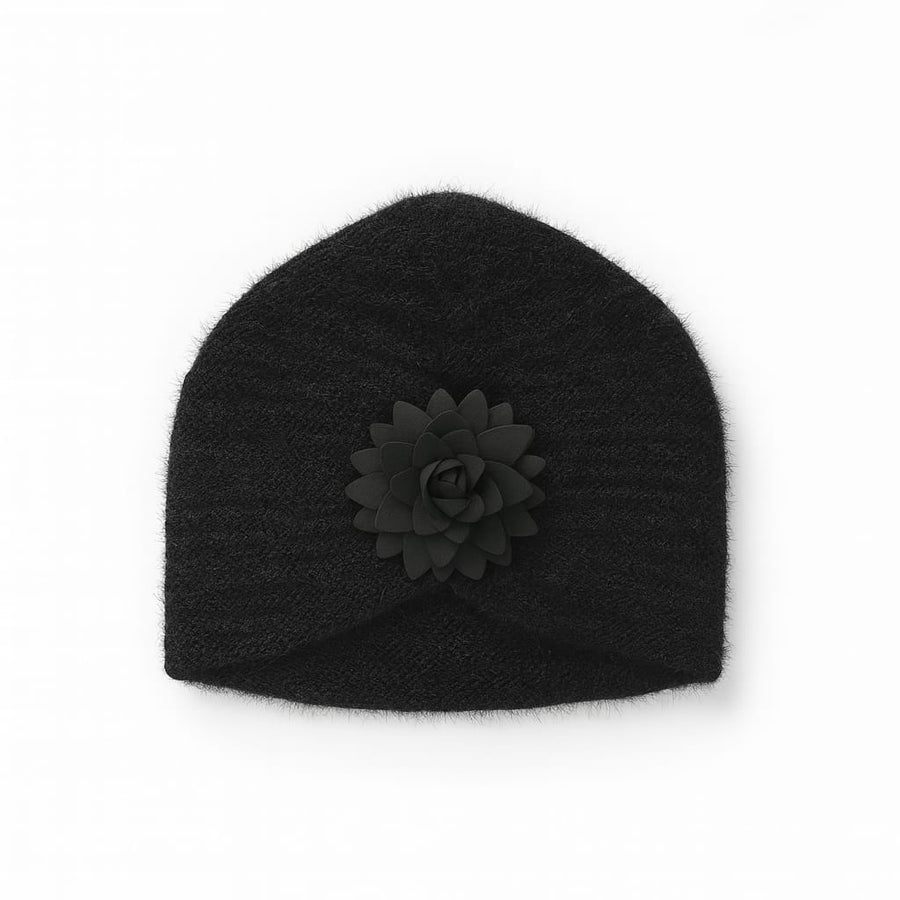 Bloom Fluffy Hand Wooven Turban Cap