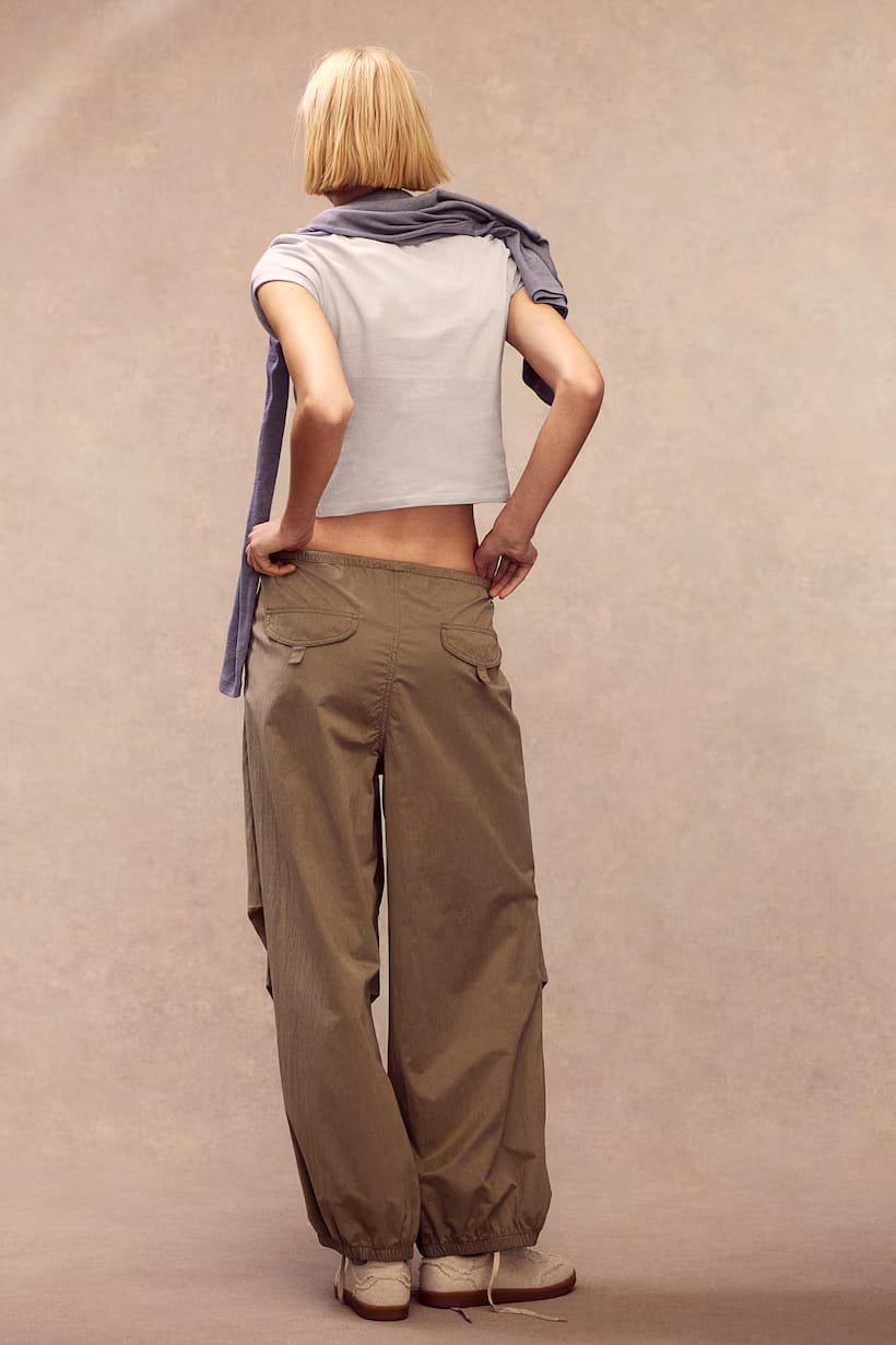 PARACHUTE TROUSERS — L