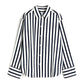 Twill blouse — M