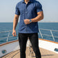 Dark Blue Baseball Shirt