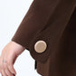 Women Chocolate Brown Casual Coat