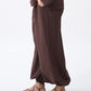 Brown balloon pants