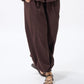 Brown balloon pants