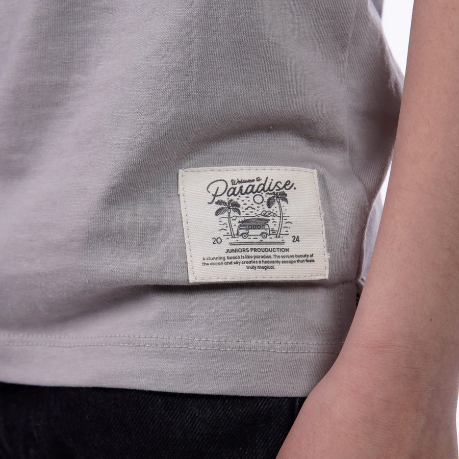 Grey Paradise Henley