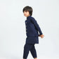 Navy Blue Kurta Trouser with Suiting Waistcoat - Kids