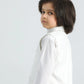 Off White Kurta Trouser with Suiting Waistcoat - Kids