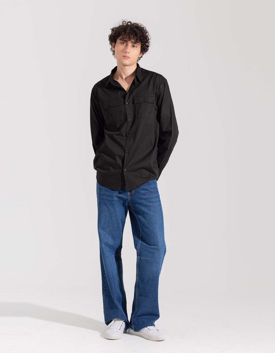MEN'S FULL SLEEVES FLAP POCKET SHIRT