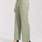 TEXTURED WIDE LEG PANTS