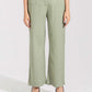 TEXTURED WIDE LEG PANTS