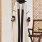 Black Arabic Shrug Abaya