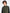 Black Kurta Trouser with Army Green Suiting Waistcoat - Kids