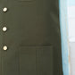 Army Green Suiting Waistcoat - Round Cut - Men