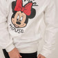 GIRLS WHITE FLEECE HOODIE