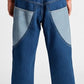 Blue Patchline Jeans