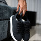 Basic Black Suede Sneaker