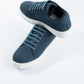 Basic Navy Blue Suede Sneaker