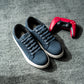 Basic Navy Blue Suede Sneaker