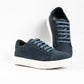 Basic Navy Blue Suede Sneaker